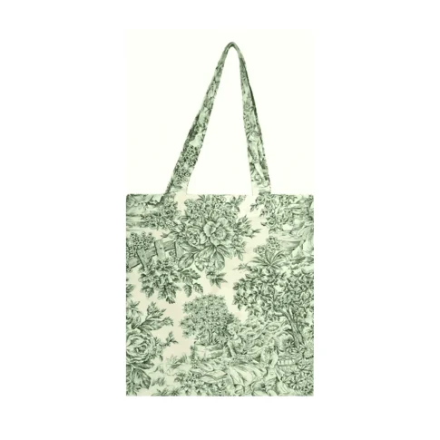 Tote bag en toile de jouy