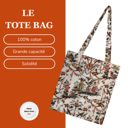 Tote bag Paris dans mon sac